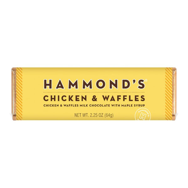 Hammonds Chicken and Wafles Milk Chocolate Bar 64g