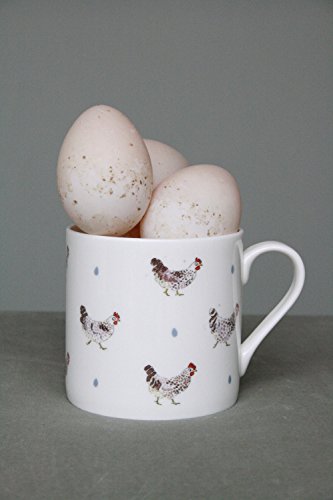Sophie Allport Fine Bone China Boxed Mug (275ml) - Chicken and Egg