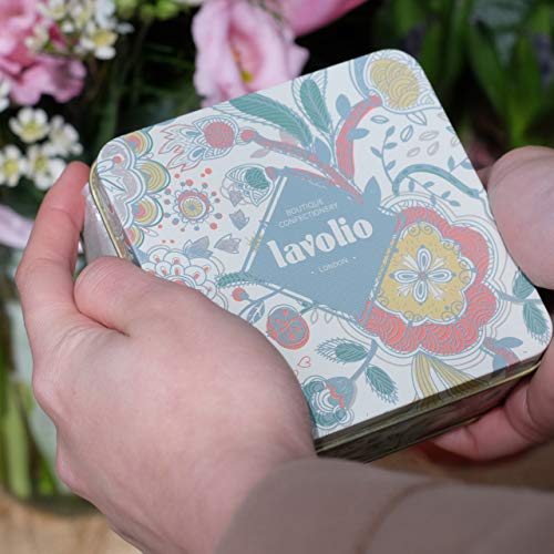 Lavolio Nutty Mini Eggs Confectionery Gift Tin (175g) - Premium Selection of Covered Nuts and Chocolate Sweets, Delightful Gift for Him and for Her